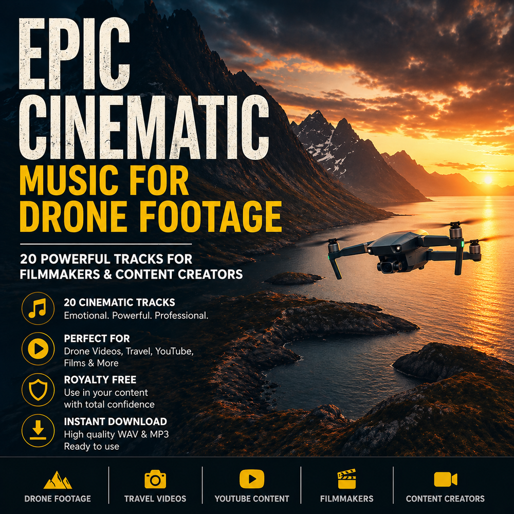 Epic Cinematic Music for Drone Footage: The Perfect Soundtrack for Filmmakers and Content Creators