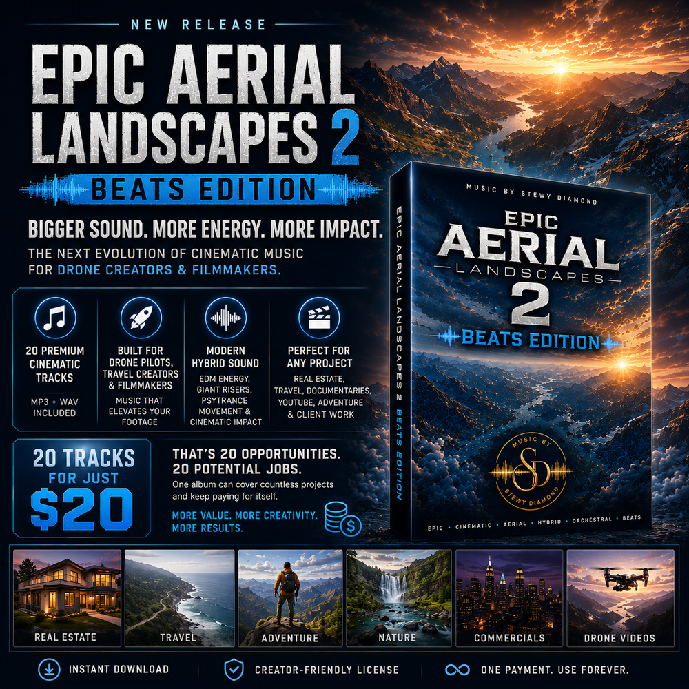 Epic Aerial Landscapes 2 | Music for Drone Videos