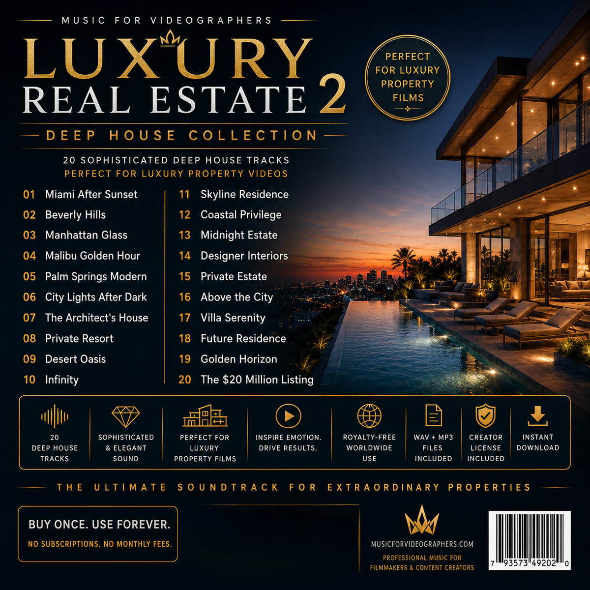 Luxury Real Estate 2: Deep House Collection | Royalty-Free Music for Property Videos